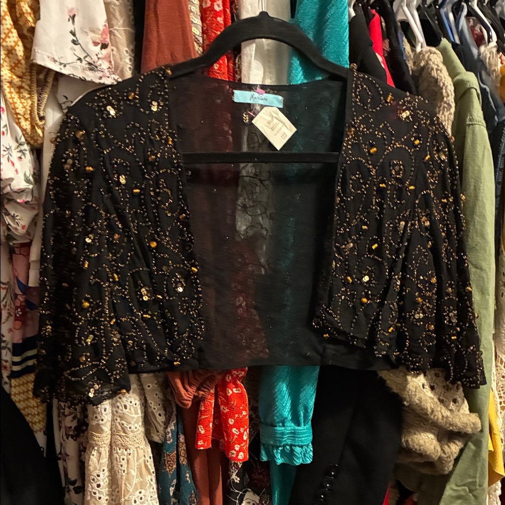 Marciano Black and Gold Lace Detail